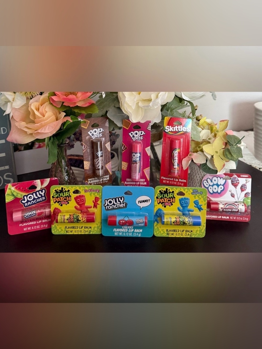 🆕💋 LIMITED EDITION 8-PIECE SWEET TREAT FLAVORED LIP BALM COLLECTION. NEW SEALED